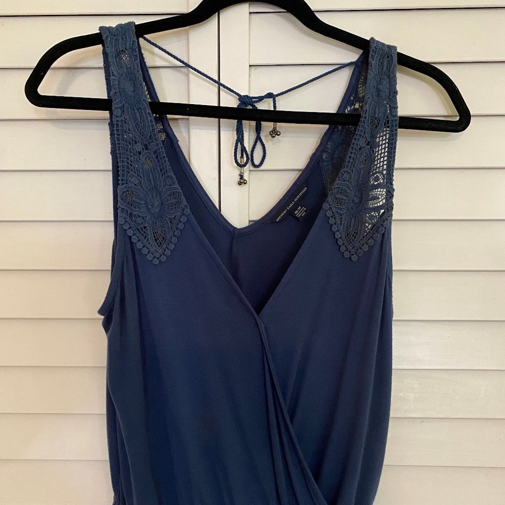 American Eagle/ XS / Cute navy Blue / Tank / Excellent condition/ Super Soft